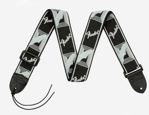 Fender Guitar Strap Monogramed BLK/Grey