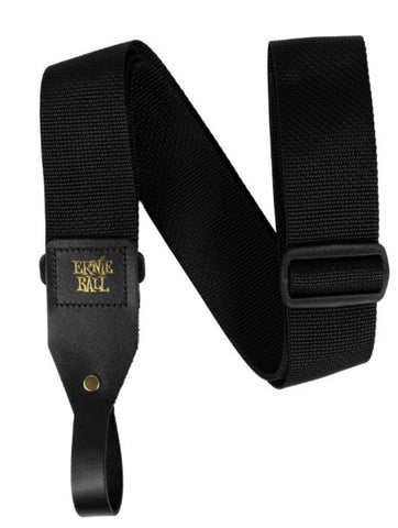 Ernie Ball Polypro Black Acoustic Guitar Strap