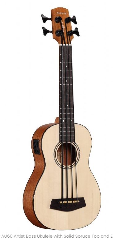 Alvarez Artist Bass Uke with Solid Spruce Top and EQ