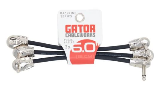 Gator Instrument Cable 3 Pack 6" Patch