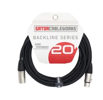 Gator Backline XLR Cable 20ft