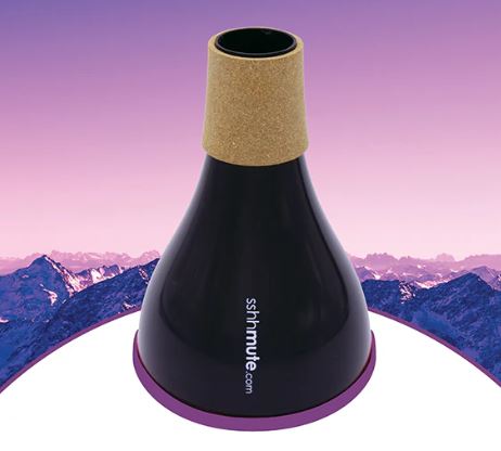 SSHMUTE Trombone Practice Mute Purple