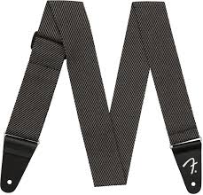 Guitar Strap Modern Tweed Gry Blk