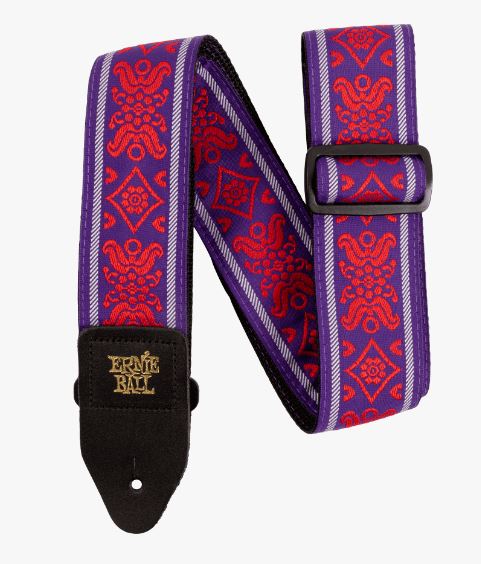 Ernie Ball Royal Flush Red Jacquard Strap