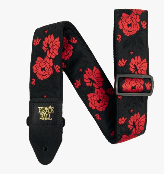 Ernie Ball Tango Rose Jacquard Strap