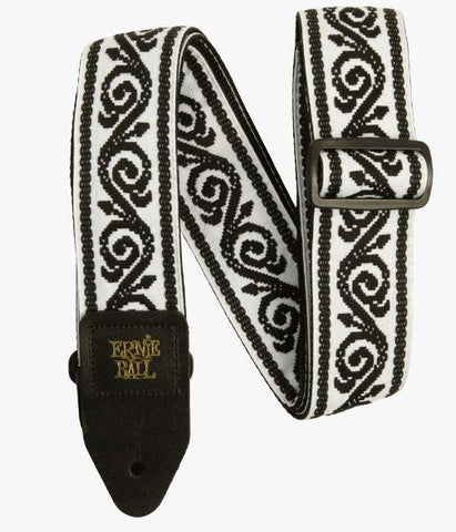 Ernie Ball Black Vine Jacquard Strap