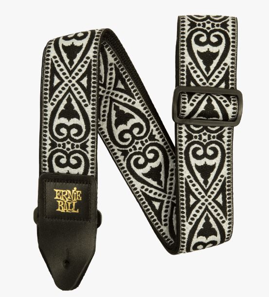 Ernie Ball Black Heart Jacquard Strap