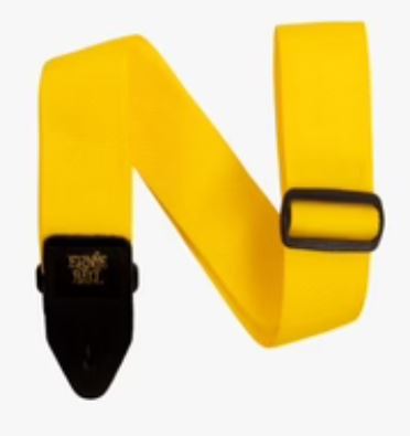 Polypro Guitar Strap - Yellow & Black