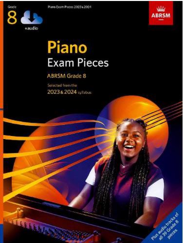 ABRSM Piano Exam Pieces Grade 8 23-24 Book and OLA