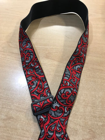 GUITAR STRAP MAUI RED