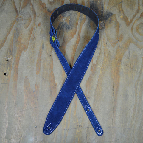 Gtr Strap Double Suede Blue