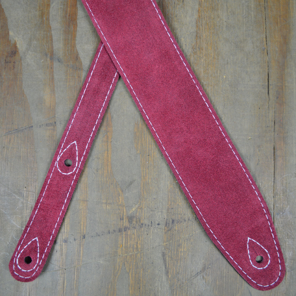 Gtr Strap Double Suede Burgandy