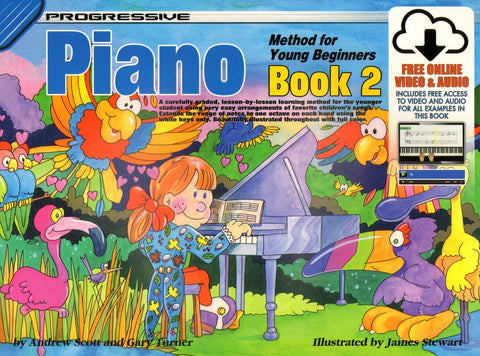 Progressive Piano Meth For Young Begin Bk 2 BK/O