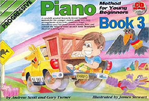 Progressive Piano Meth For Young Begin Bk 3 BK/O