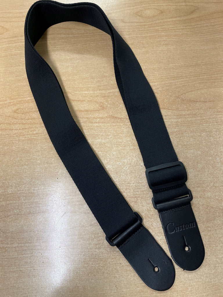 OCA Custom Cotton XL Guitar Strap Black