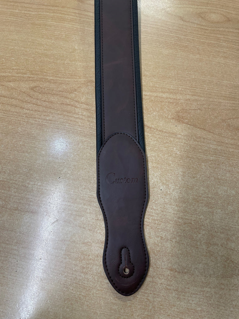 Tan Leather 2.6" Guitar Strap