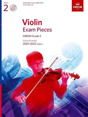 Abrsm Violin Grade 2 2020-23 Score/Part/CD