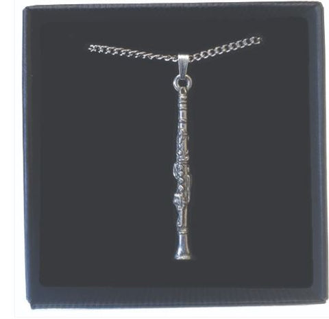 Pewter Pendant Clarinet