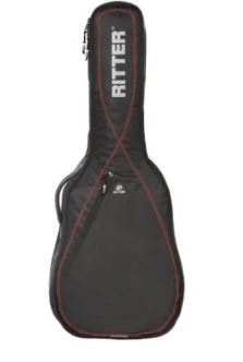 Ritter Performance 2 Dreadnought Guitar Bag Black - Red